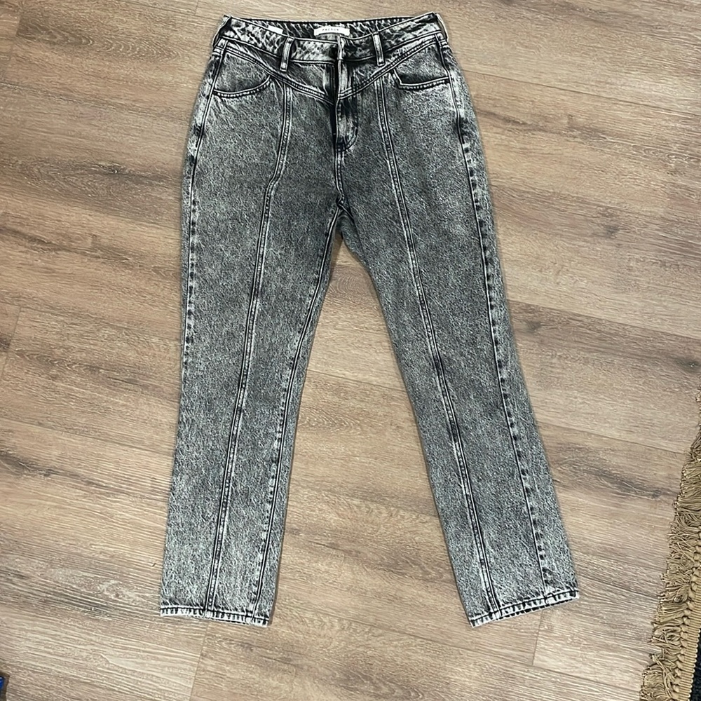 Pacsun black acid washed jeans